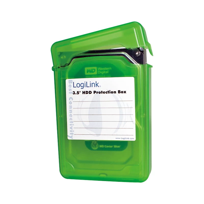 Dėklas LogiLink UA0133G kietajam diskui 3,5 inch žalias