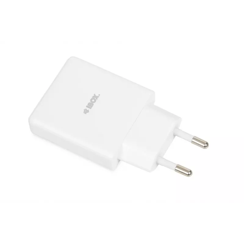 iBox ILUC43W universalus mobiliojo įrenginio įkroviklis, baltas, AC, vidaus naudojimui