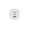 Dicota Power Supply – kompaktiškas, GaN – 65 W – 5 A – PD 3.0 – 3 išvesties prievadai (2 x USB-C, USB)