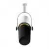 Shure MV7+-W - balso/pulto mikrofonas su XLR/USB-C jungtimi, baltas