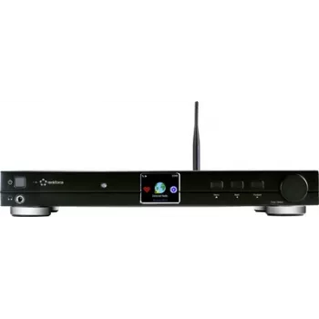 Renkforce RF-DAB-IR1700 Radijo adapteris internetinis radijas, DAB+, UKW, WLAN, LAN, Bluetooth®, DLNA suderinamas, aliuminis (šlifuotas) (MA-20)