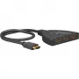 Goobay HDMI jungiklis 3 į 1 (4K @ 30 Hz) | 58487 | Juodas | HDMI moteriška | 3 HDMI moteriška | 0,58 m
