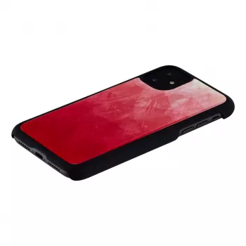 Dėklas iPhone 11 iKins Pink Lake su juodais akcentais