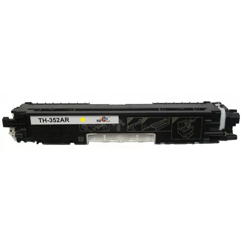 Toner TB suderinamas su HP CF352A geltonas, 1000 puslapių, ref