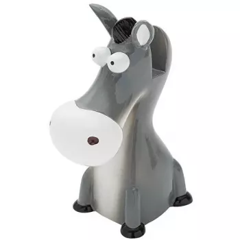 Akiniaių laikiklis WEDO 202 27105 dervos universalus stovas akiniams, antracitas/baltas, plotis 55 mm