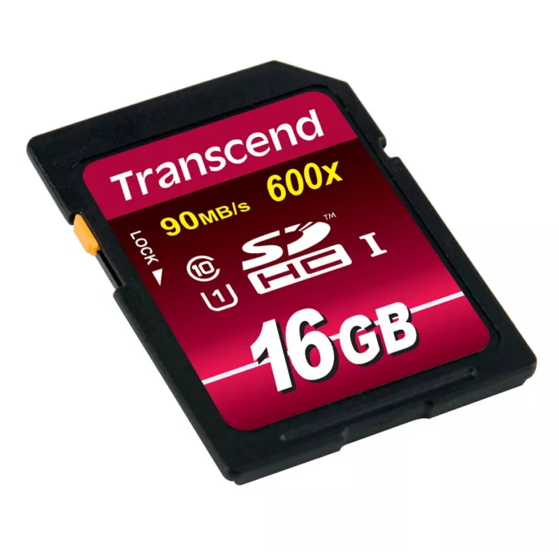 Flash atminties kortelė Transcend 16 GB SDHC Class 10 UHS-I 600x TS16GSDHC10U1