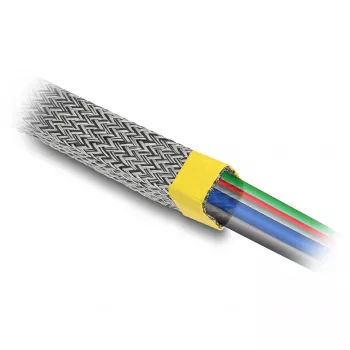 Kabelio rankovė DeLOCK 20940 juoda sidabrinė 2 cm vidinis skersmuo