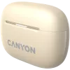 Canyon CNS-TWS10BG belaidės ausinės TWS į ausis, ANC, Bluetooth 5.3, USB-C, smėlio spalvos
