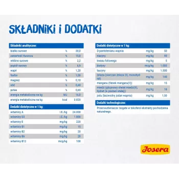 Sausas kačių ėdalas Josera 9802 2 kg Suaugusioms katėms Bulvės Ryžiai Lašiša