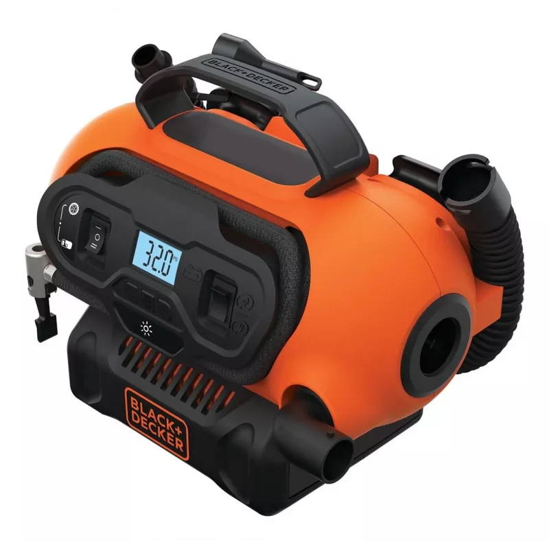 Black & Decker BDCINF18N-QS oro kompresorius 160 l/min AC / automobilinis cigarečių degtukas