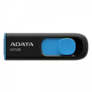 ADATA DashDrive UV128 32GB USB atmintukas USB Type-A 3.2 Gen 1 juodas, mėlynas