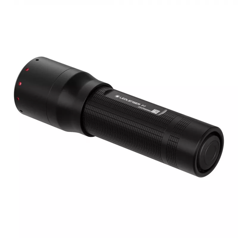 Rankinis žibintuvėlis Ledlenser P7 juodas LED
