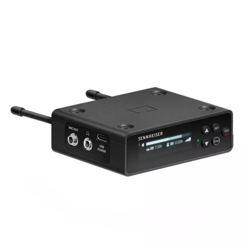 Sennheiser EW-DP 835 SET (R4-9) – kameros komplektas su miniatiūriniu siųstuvu, rankiniu mikrofonu su MMD 835 kapsule, 552-608 MHz