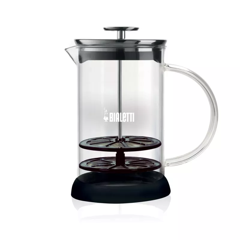 Bialetti Cappuccinatore Vetro 6tz rankinis pieno putotuvas 330 ml