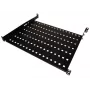 Alantec SA-P-19-1U-650-4-C-02 19 colių 1U fiksuota lentyna stovui, 650 mm gylio, 4 taškų tvirtinimas, juoda