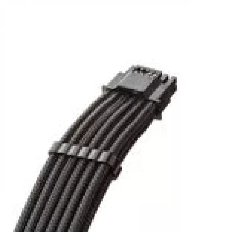 CableMod Universal Pro ModMesh 16 kontaktų į 16 kontaktų kabelis, su pynute, StealthSense - juodas, 60 cm