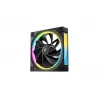 DeepCool FL12R 120mm ARGB korpuso ventiliatoriai 3 vnt. rinkinys juodi