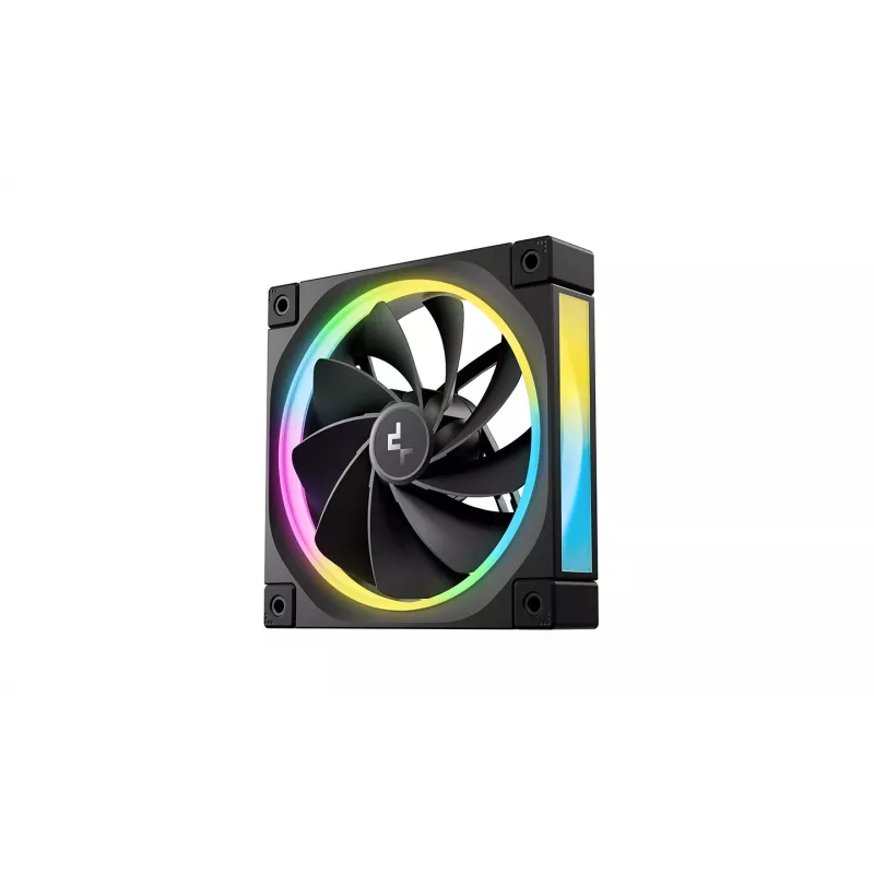 DeepCool FL12R 120mm ARGB korpuso ventiliatoriai 3 vnt. rinkinys juodi
