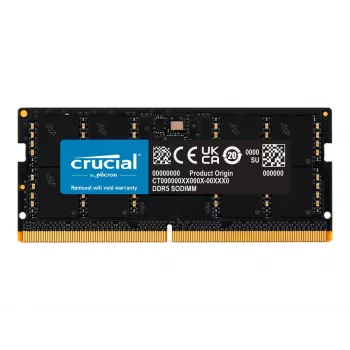 32GB DDR5 SODIMM - 4800MHz / PC5-38400 - CL40 - 1.1V - Non-ECC - Unbuffered