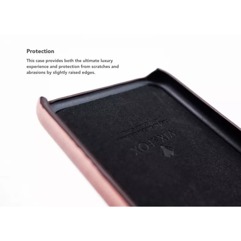 VixFox nugarinė panelė iPhone XSMAX su kortelių kišene, rožinė