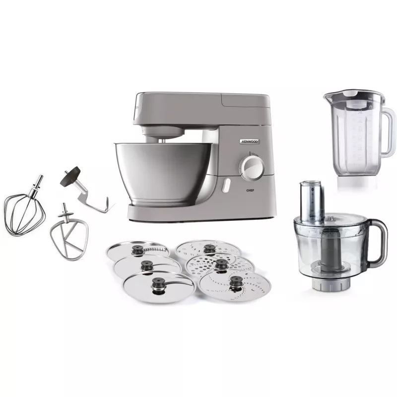Virtuvinis kombainas Kenwood Electronics KVC 3150S, 1000 W, 4,6 L, sidabrinis