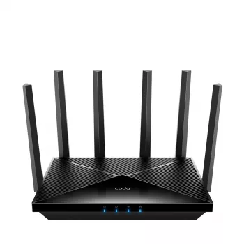 Belaidis maršrutizatorius Cudy BE6500 Gigabit dviejų juostų Wi‑Fi 7 (802.11be), 2,4/5 GHz, 4x Gigabit LAN, ARM keturių branduolių 2 GHz