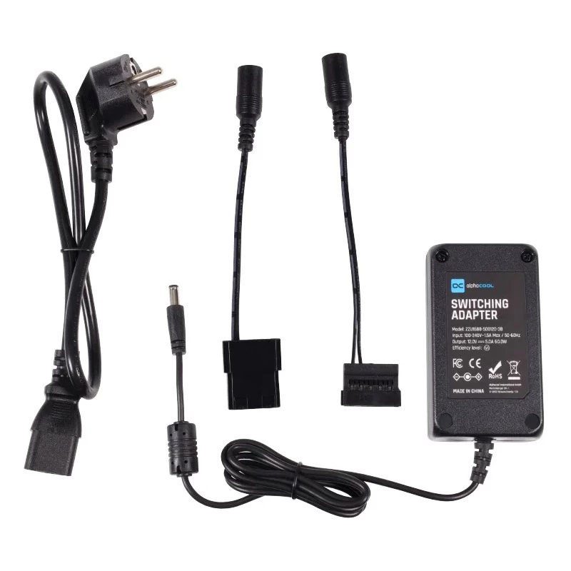 Maitinimo adapteris Alphacool 15734 juodas, skirtas ES Orbiter 360 TS