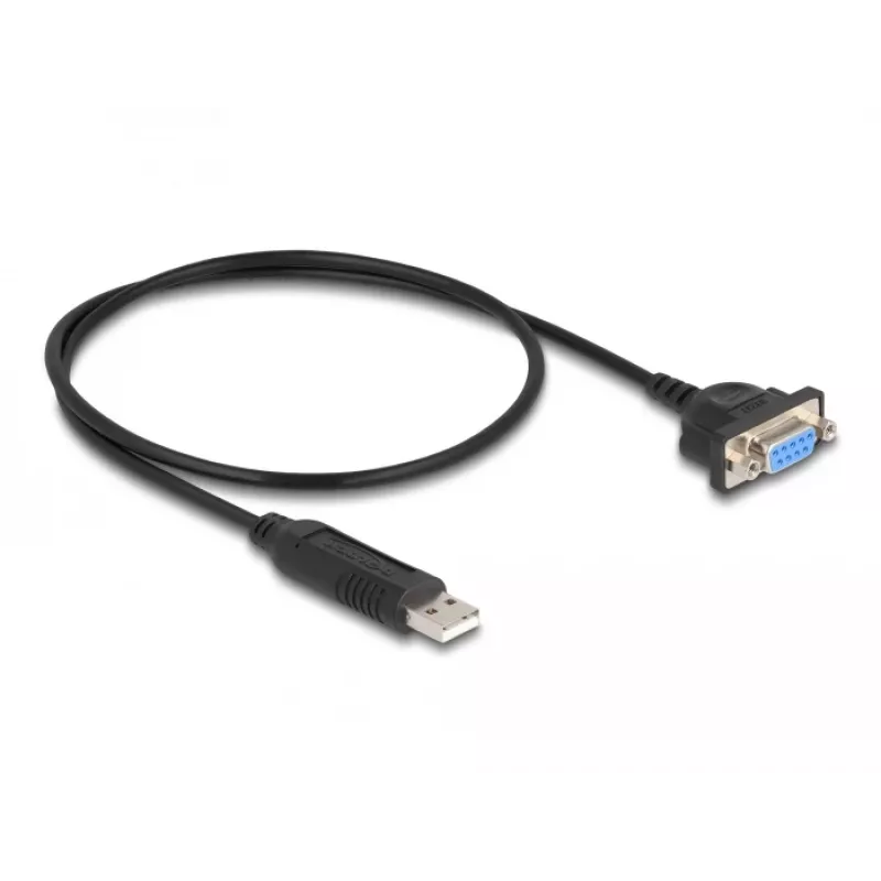 DeLOCK USB 2.0 į RS-232 adapteris 50 cm FTDI juodas