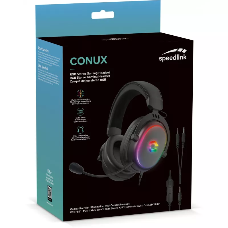Ausinės SPEEDLINK CONUX RGB