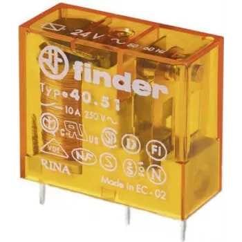 Finder PCB galios relė 24 VAC 1.2 VA (40.51.8.024.0000)