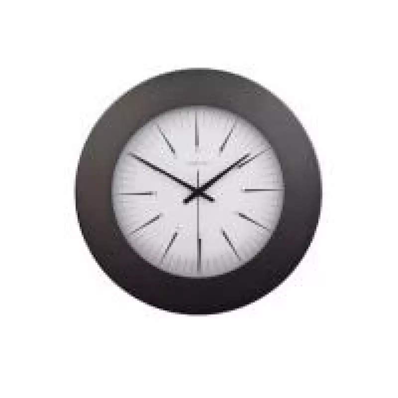 NeXtime klok 2944 Colt sieninis laikrodis, juodas, Ø34 cm