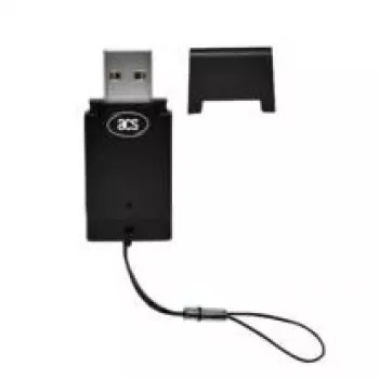 ACS ACR39T-A1 USB Smart Card Reader, juoda
