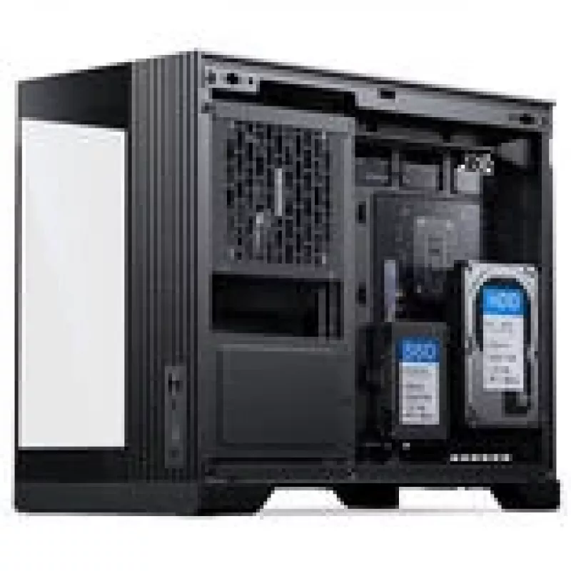 PHANTEKS XT V3 korpusas, mini korpusas, mATX, grūdintas stiklas – su 3x 120 mm ventiliatoriais, juoda