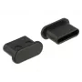 Kištukinės jungties apsauginis dangtelis DeLOCK 64014 USB Type-C juodas 10 vnt.