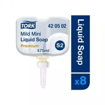 Skystas muilas Tork Premium Mild S2 475 ml, papildymas dozatoriui, švelni formulė