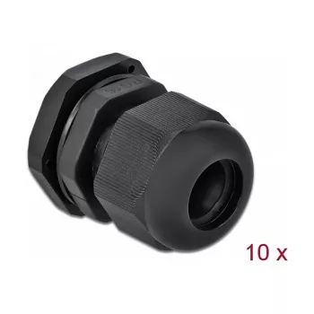 Kabelio įvadas DeLOCK 60218 Juodas Plastikas 10 vnt.