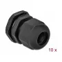Kabelio įvadas DeLOCK 60218 Juodas Plastikas 10 vnt.