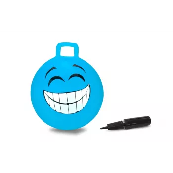 Šokinėjimo kamuolys Jamara Hop Ball Smile mėlynas nuo 1 metų