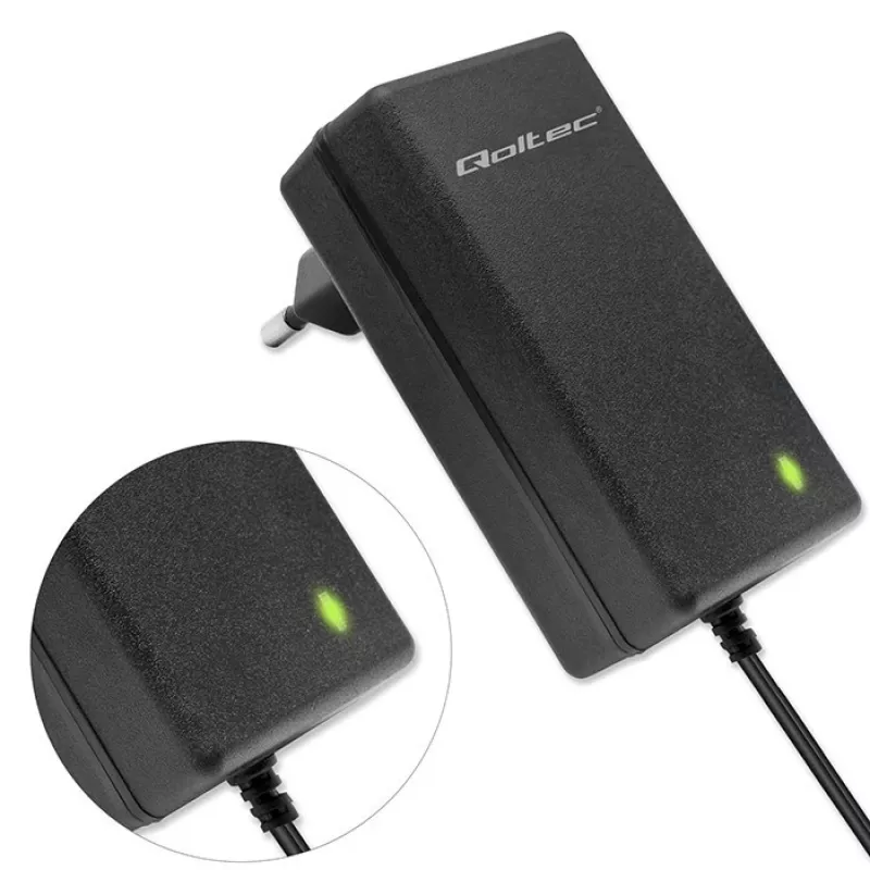 Automatinis baterijų įkroviklis QOLTEC 52423 AGM/GEL/ŠVINO 6V/12V 1,5A