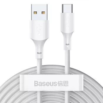 USB laidas Baseus TZCATZJ-02 1,5 m USB A USB C baltas