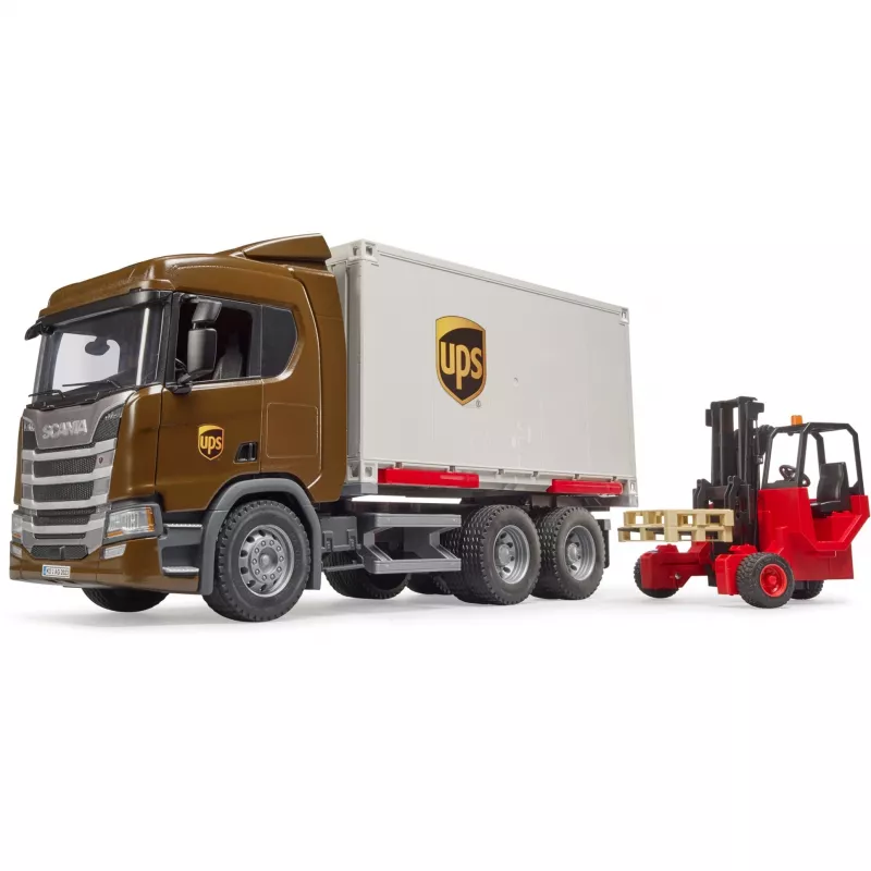 Scania Super 560R Vehicles UPS konteineris su šakiniu krautuvu