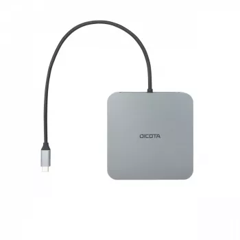DICOTA D32057 USB Type-C stotelė 10000 Mbit/s sidabrinė