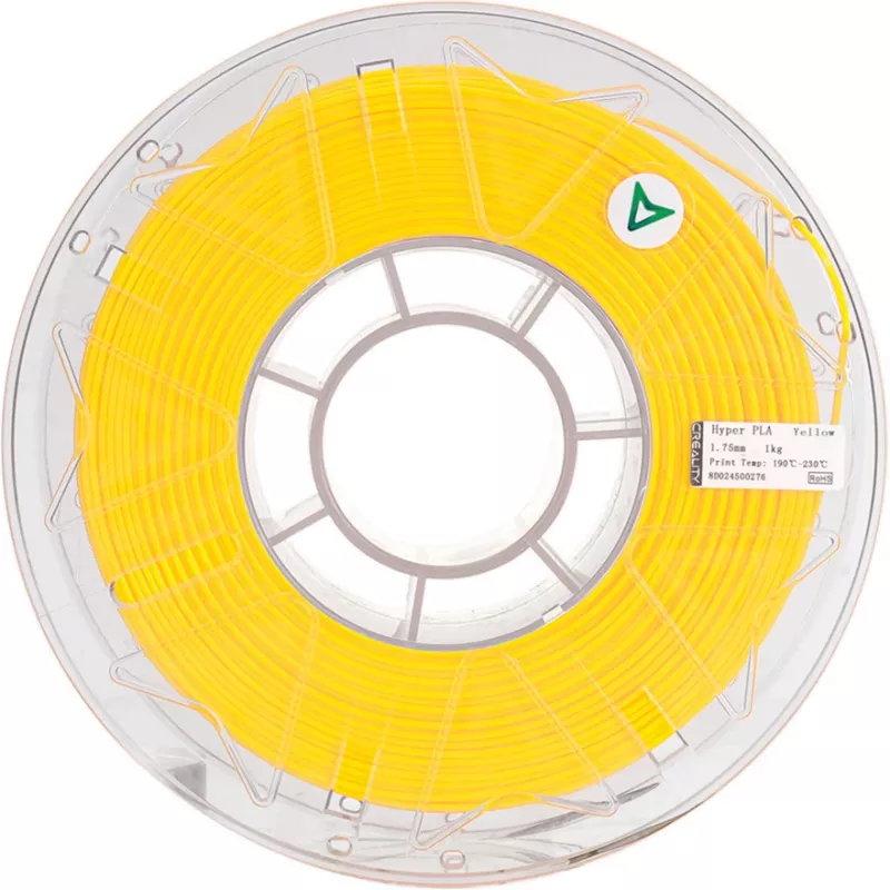 3D spausdinimo medžiaga Creality 3D 3301010469 polilaktinė rūgštis PLA geltona 1 kg