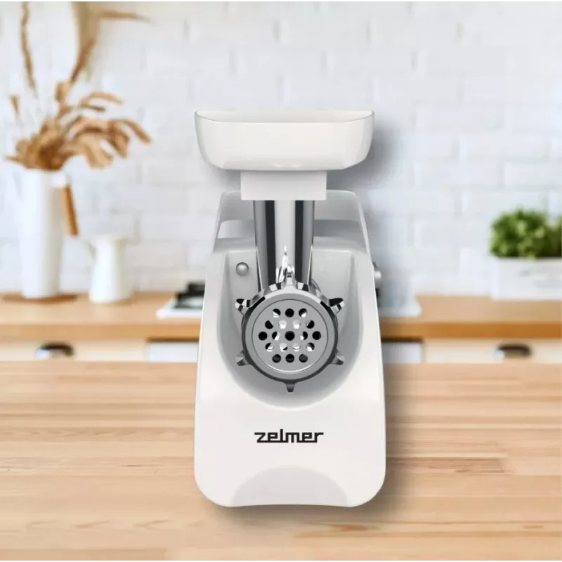Zelmer ZMM9801B mėsmalė 2200 W Nerūdijantis plienas, Balta