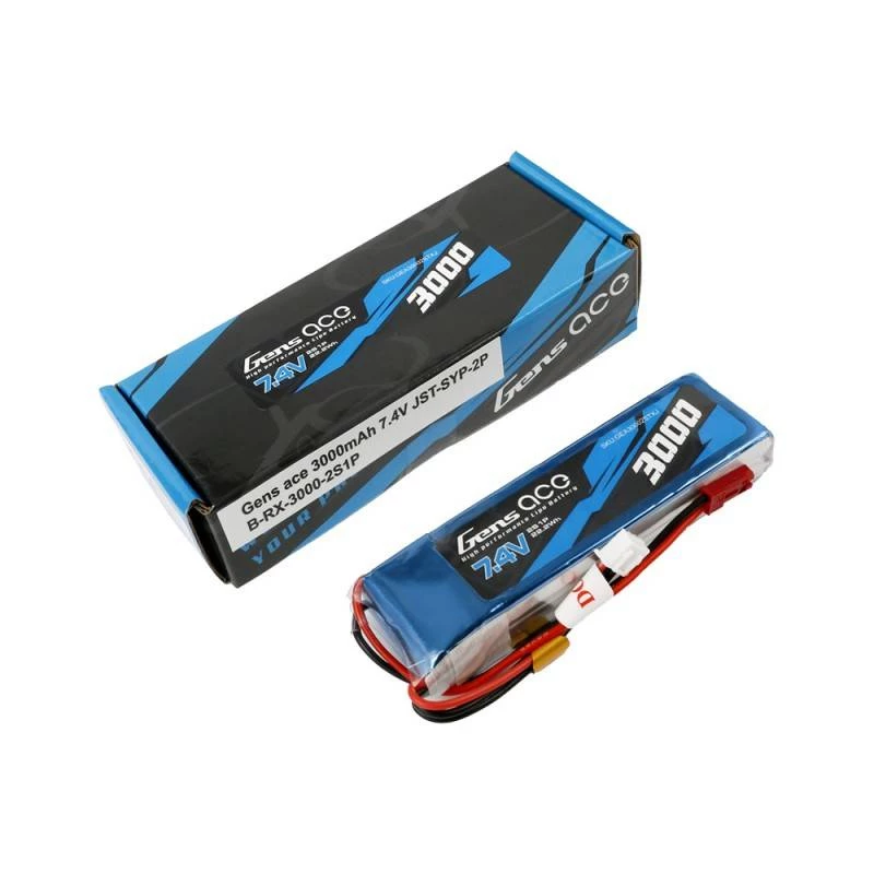 Baterija Gens Ace 3000mAh 7,4V 1C 2S1P LiPo