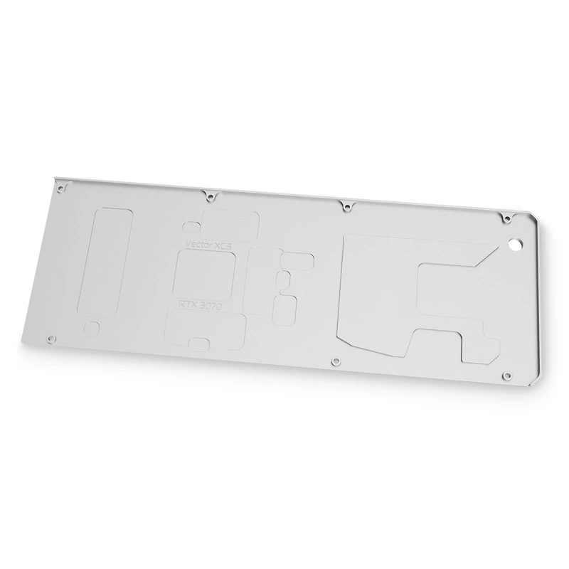 Vandens bloko galinė plokštė EK Water Blocks Nikelio pilka