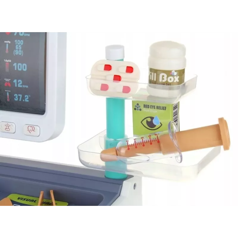 Interaktyvus gydytojo žaidimų rinkinys su vežimėliu Extralink Toys