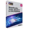 Bitdefender Total Security + Premium VPN | 3 kompiuteriams | 1 metai | Tik ES