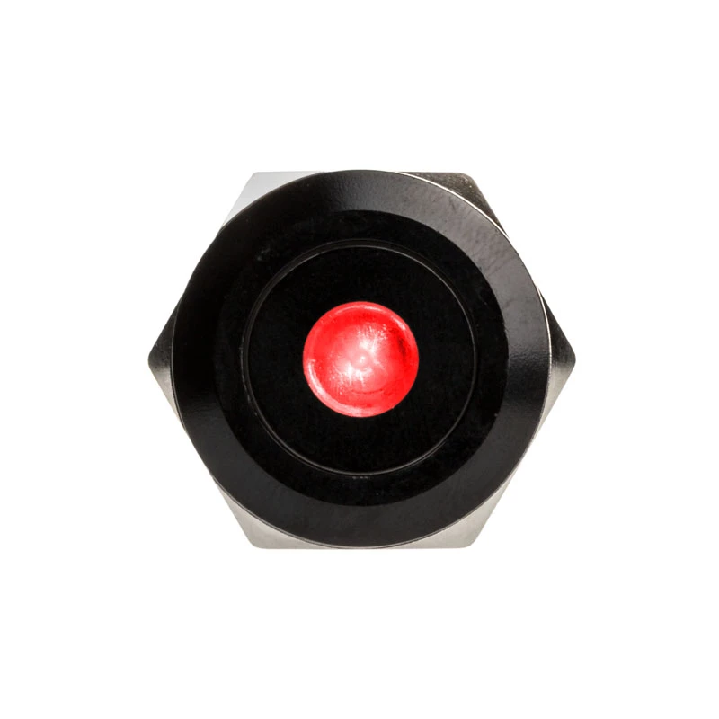 DimasTech vandeniui atsparus mygtukas 22 mm Blackline Dot RGB PD223