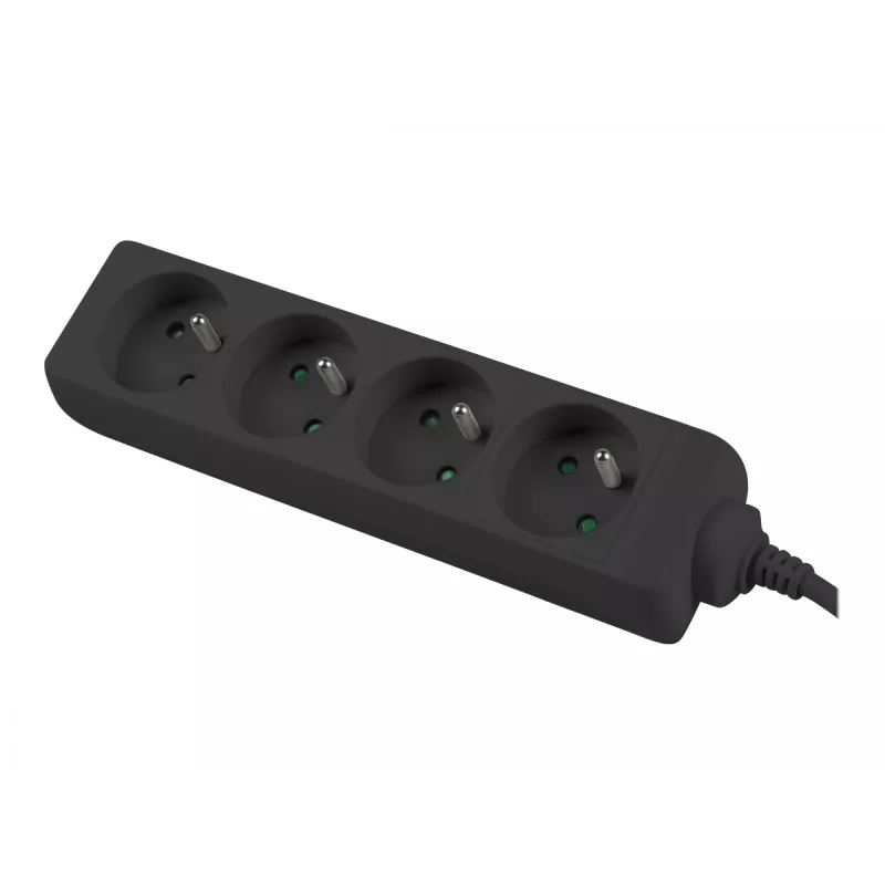Prailgintuvas Lanberg PS0-04E-0100-IEC-BK 1m 4 kištukiniai lizdai vidaus juodas